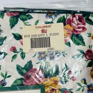 Longaberger Splendor Brick Cover Made USA New Free Shipping 249881